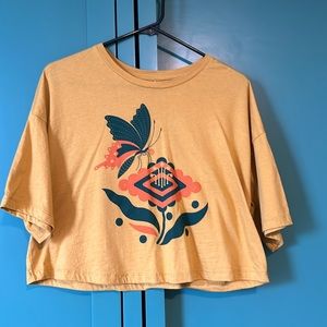 Cropped Desert T-shirt Designed by Indie Artist